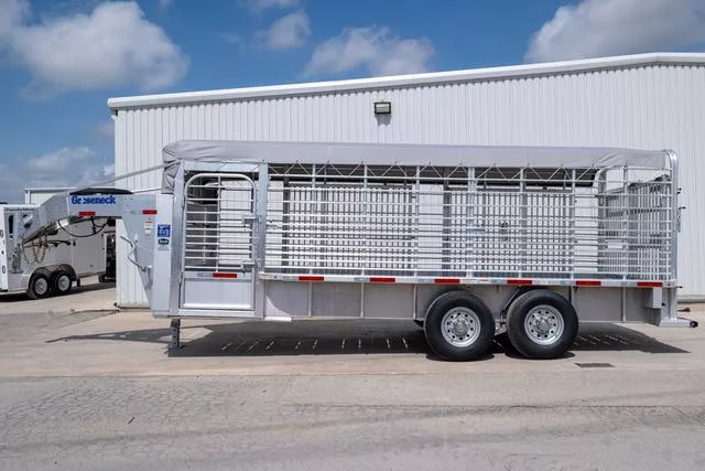 new Stock / Stock Combo Trailers Gooseneck  for sale, in Seguin, TX Thumbnail 2