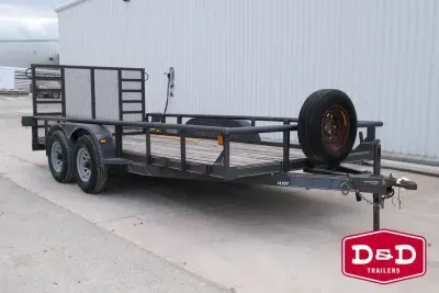 2011 Diamond C 16 Ft Utility Trailer