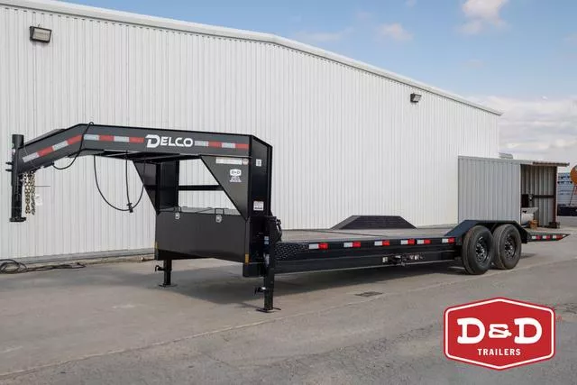 2025 Delco Trailers 24 Ft Equipment Tilt Trailer 