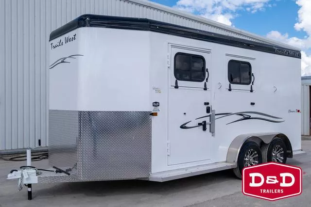 2026 Trails West? 2 Horse Classic II Trailer 