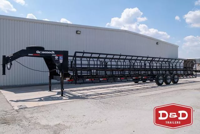 2025 Gooseneck 14 Bale Steel Haymaster Trailer 