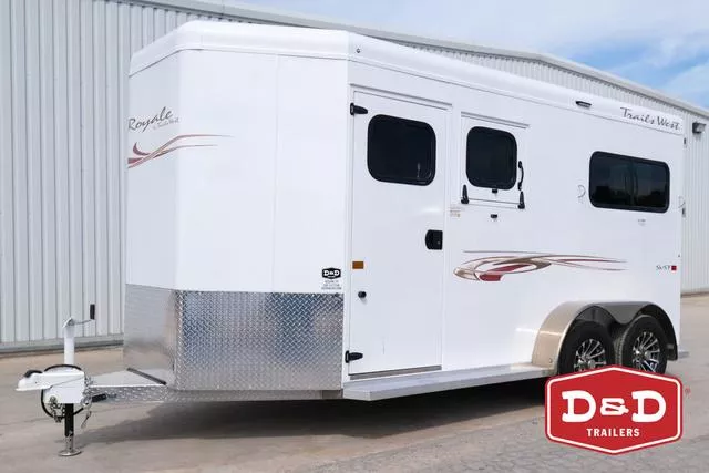 2026 Trails West? 2 Horse Royale Side By Side Trailer 