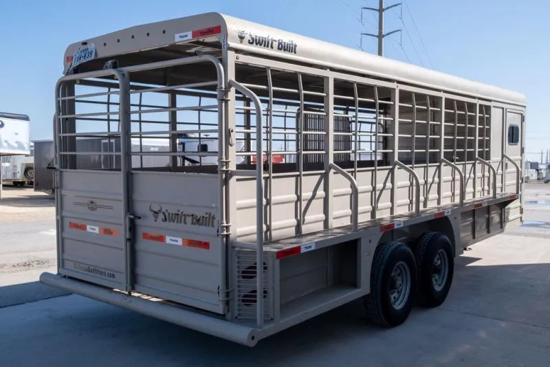 used Stock / Stock Combo Trailers Swift Built Trailers  for sale, in Seguin, TX Thumbnail 4