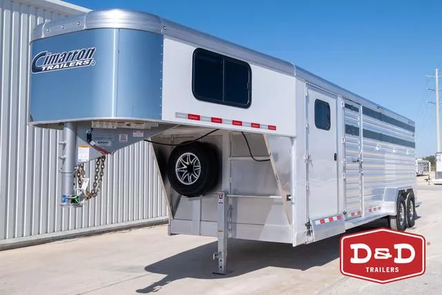 2026 Cimarron Trailers 24 Ft Lonestar Stock Combo Trailer 