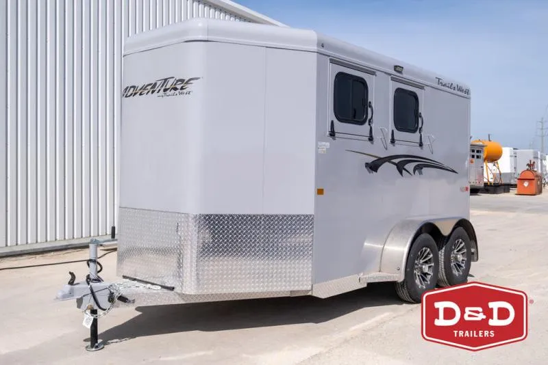 2026 Trails West? 2 Horse Adventure II MX Trailer 