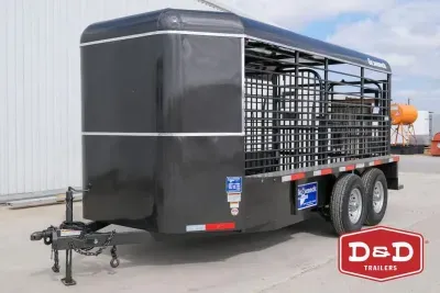 2026 Gooseneck 16 Ft Steel Stock Trailer