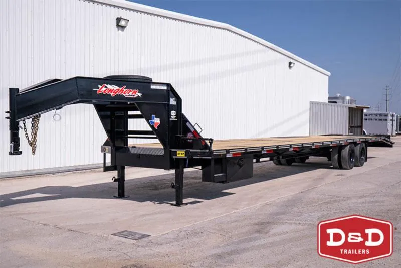2024 Longhorn Trailers 40 Ft Tandem Dual Flatbed Trailer