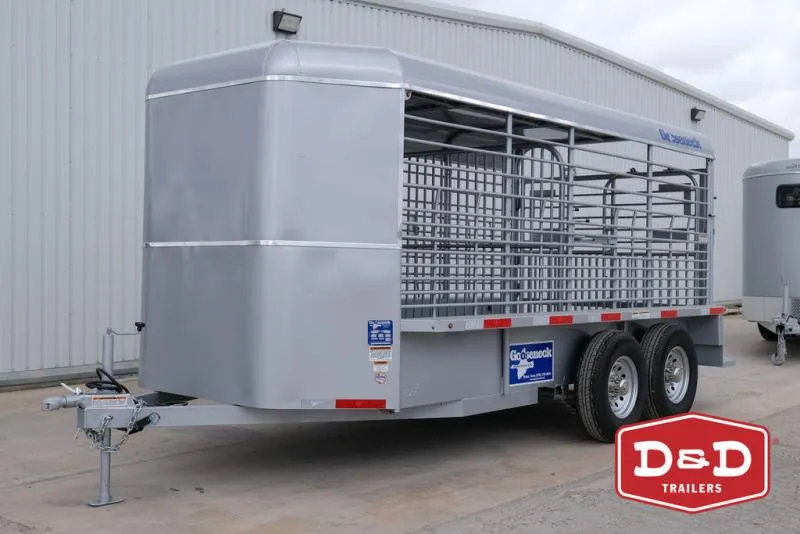 2026 Gooseneck 16 Ft Steel Stock Trailer 
