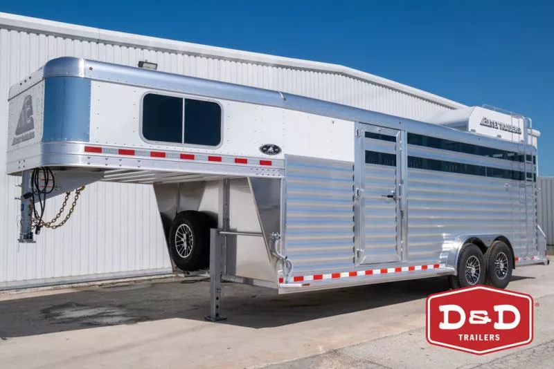 2026 Elite Trailers 4 Horse Stock Combo Trailer 