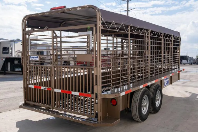 new Stock / Stock Combo Trailers Gooseneck  for sale, in Seguin, TX Thumbnail 4