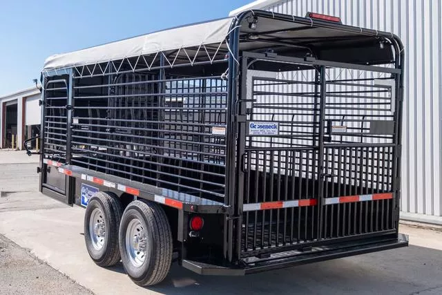new Stock / Stock Combo Trailers Gooseneck  for sale, in Seguin, TX Thumbnail 3