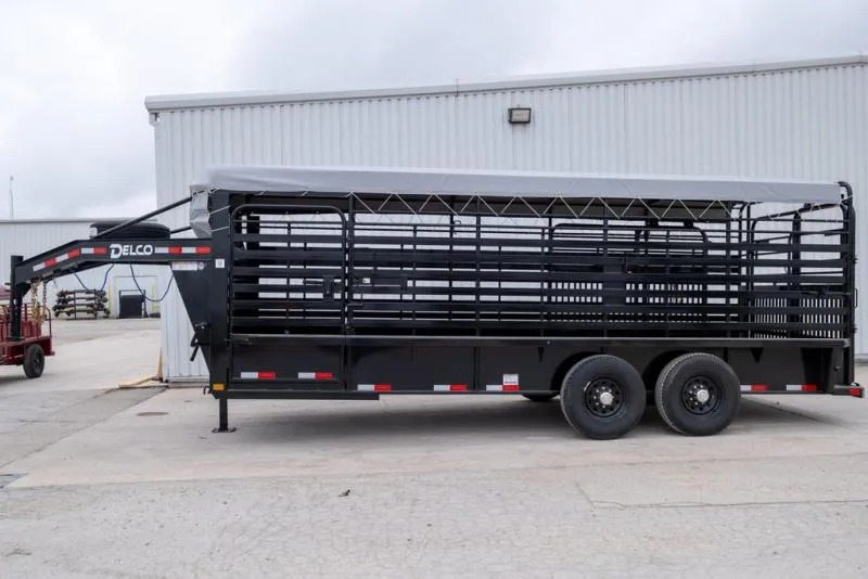 new Stock / Stock Combo Trailers Delco Trailers  for sale, in Seguin, TX Thumbnail 2
