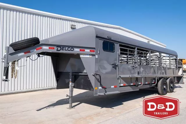 2025 Delco Trailers 24 Ft Premium Stock Combo Trailer 