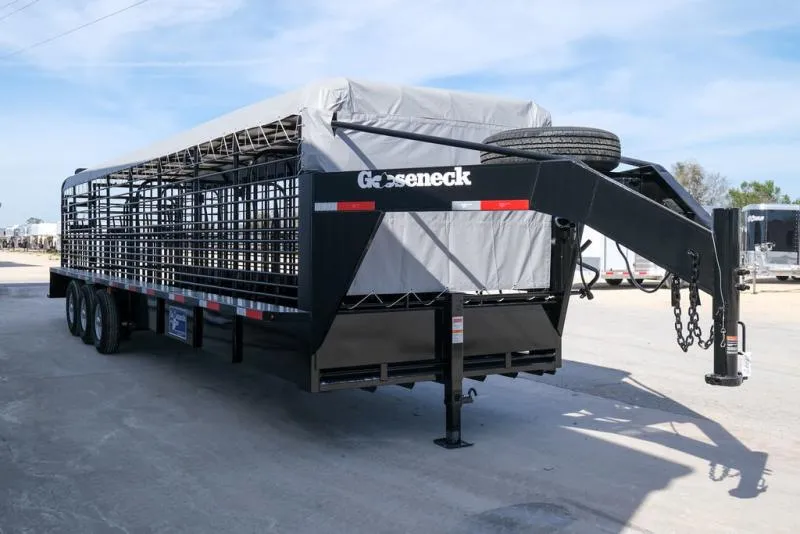 new Stock / Stock Combo Trailers Gooseneck  for sale, in Seguin, TX Thumbnail 5