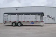new Stock / Stock Combo Trailers Gooseneck  for sale, in Seguin, TX Thumbnail 2