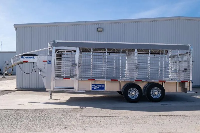 new Stock / Stock Combo Trailers Gooseneck  for sale, in Seguin, TX Thumbnail 2
