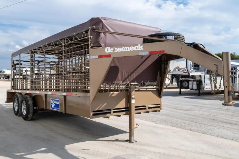 new Stock / Stock Combo Trailers Gooseneck  for sale, in Seguin, TX Thumbnail 5