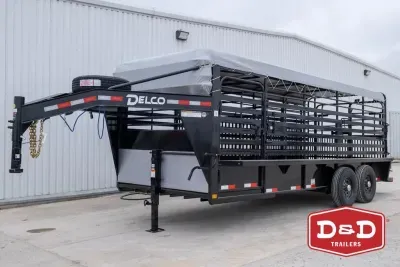 2026 Delco Trailers 20Ft Bar Top Stock Trailer 