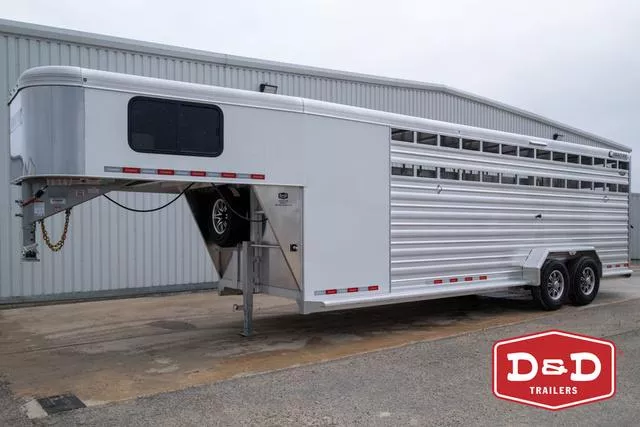 2025 Cimarron Trailers 24 Ft Lonestar Stock Combo Trailer