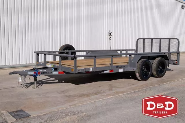 2026 Delco Trailers 16 Ft Utility Trailer 