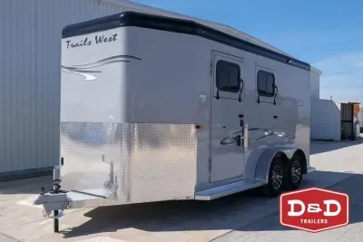 2026 Trails West® 2 Horse Classic II Warmblood Trailer