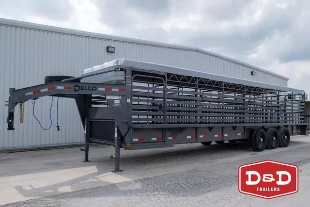 2025 Delco Trailers 32 Ft Canvas Top Stock Trailer 