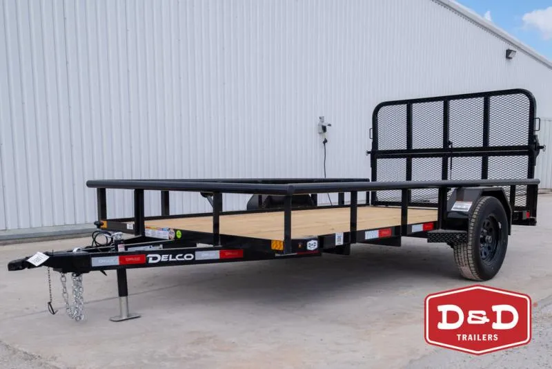 2026 Delco Trailers 12 Ft Utility Trailer 