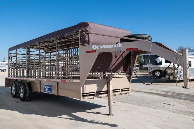 new Stock / Stock Combo Trailers Gooseneck  for sale, in Seguin, TX Thumbnail 4