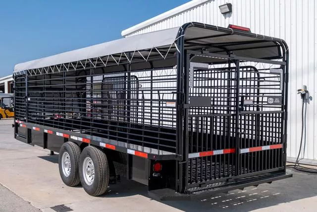 new Stock / Stock Combo Trailers Gooseneck  for sale, in Seguin, TX Thumbnail 3