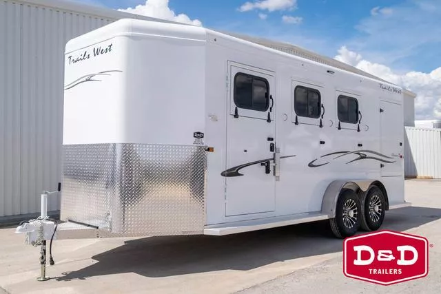 2026 Trails West? 3 Horse Classic II Trailer 