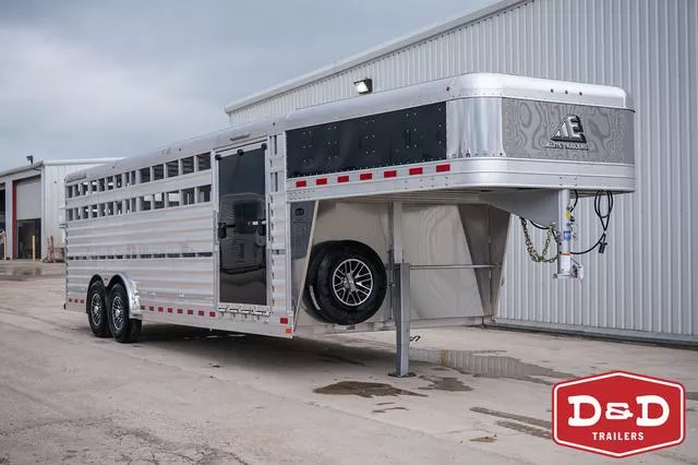 2024 Elite Trailers 24 Ft Stock Trailer 