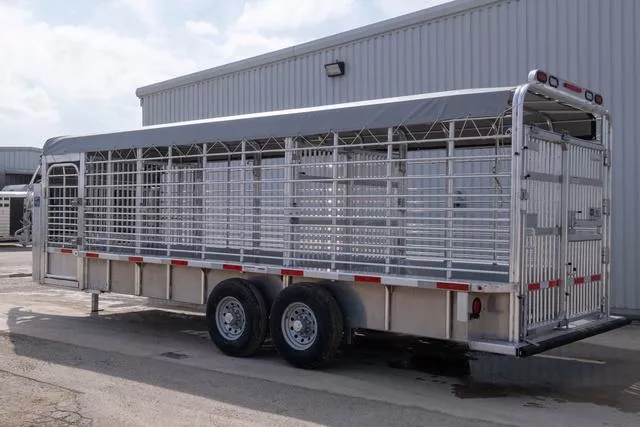 new Stock / Stock Combo Trailers Gooseneck  for sale, in Seguin, TX Thumbnail 3