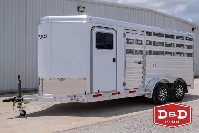 2025 Exiss 16 Ft Express Stock Trailer 