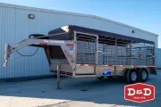 new Stock / Stock Combo Trailers Gooseneck  for sale, in Seguin, TX Thumbnail 11