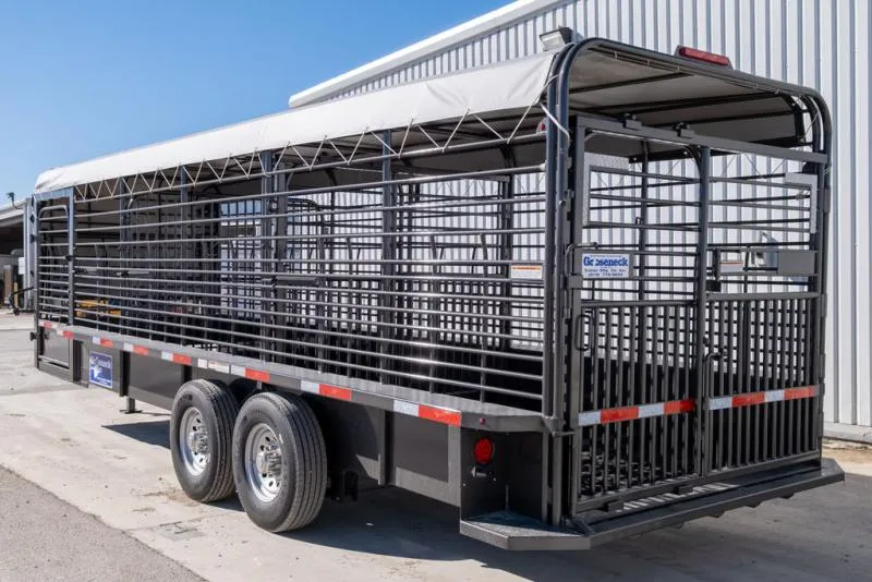 new Stock / Stock Combo Trailers Gooseneck  for sale, in Seguin, TX Thumbnail 3