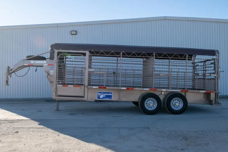 new Stock / Stock Combo Trailers Gooseneck  for sale, in Seguin, TX Thumbnail 2