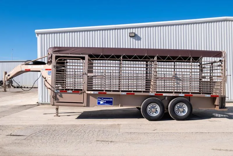 new Stock / Stock Combo Trailers Gooseneck  for sale, in Seguin, TX Thumbnail 2