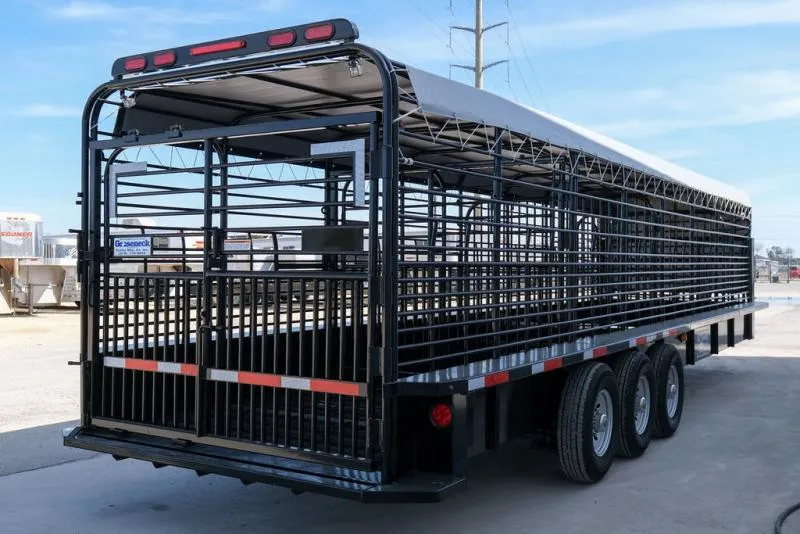 new Stock / Stock Combo Trailers Gooseneck  for sale, in Seguin, TX Thumbnail 4