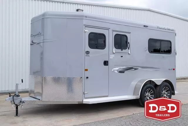 2026 Trails West? 2 Horse Royale Side By Side Trailer 