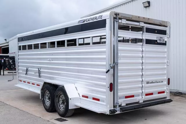 used Stock / Stock Combo Trailers Featherlite  for sale, in Seguin, TX Thumbnail 3