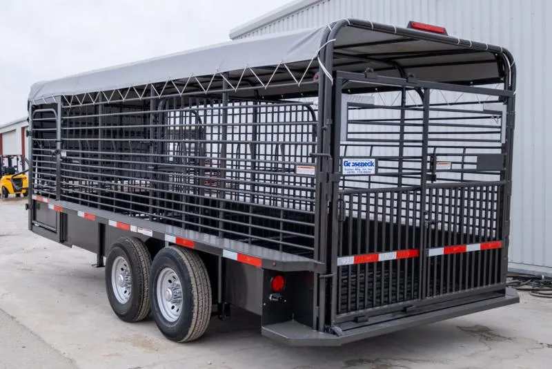 new Stock / Stock Combo Trailers Gooseneck  for sale, in Seguin, TX Thumbnail 3