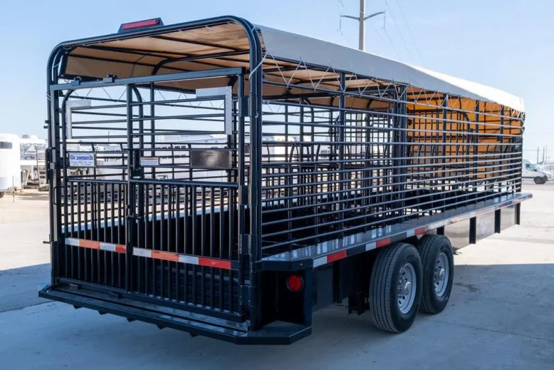 new Stock / Stock Combo Trailers Gooseneck  for sale, in Seguin, TX Thumbnail 4