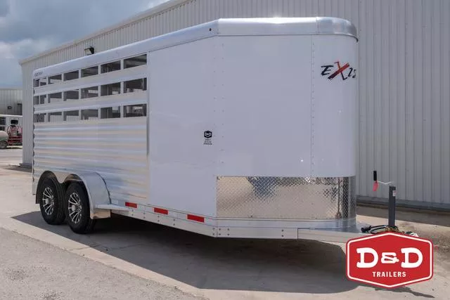 2025 Exiss 16 Ft Express Stock Trailer 
