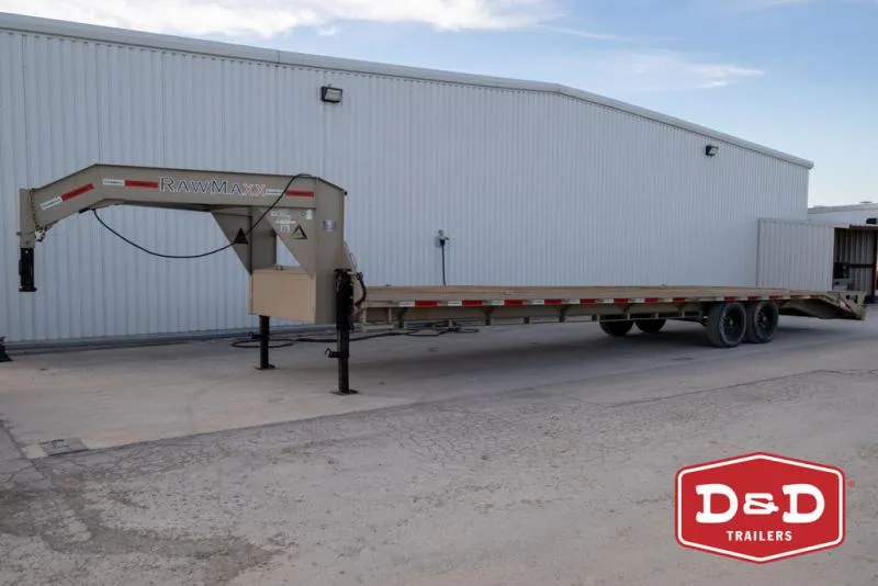 2024 Rawmaxx Trailers 34 Ft Flatbed Trailer 