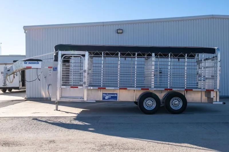 new Stock / Stock Combo Trailers Gooseneck  for sale, in Seguin, TX Thumbnail 2