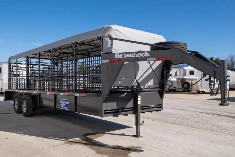 new Stock / Stock Combo Trailers Gooseneck  for sale, in Seguin, TX Thumbnail 5