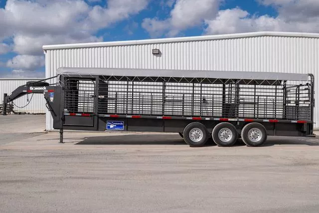 new Stock / Stock Combo Trailers Gooseneck  for sale, in Seguin, TX Thumbnail 2