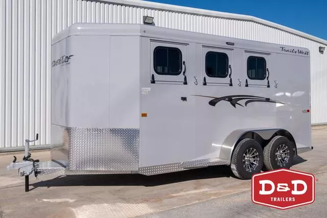 2026 Trails West? 3 Horse Adventure II MX Trailer