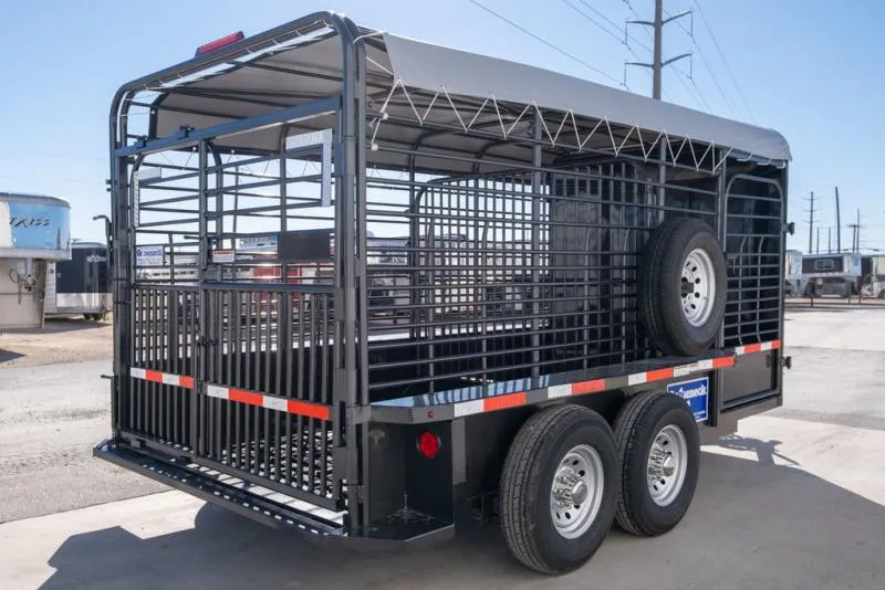 new Stock / Stock Combo Trailers Gooseneck  for sale, in Seguin, TX Thumbnail 8