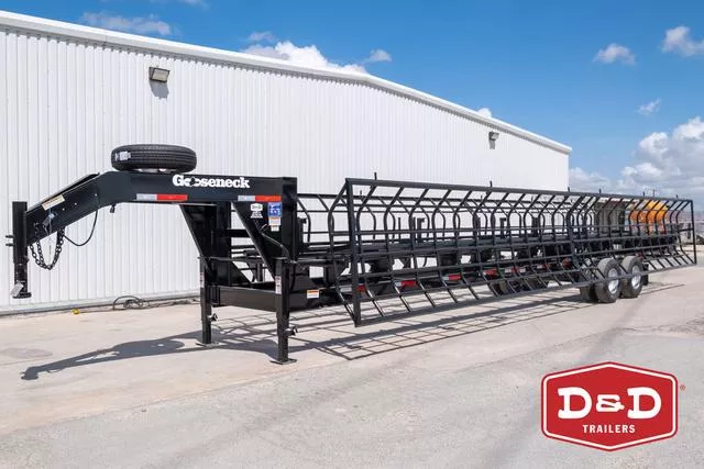 2025 Gooseneck 14 Bale Steel Haymaster Trailer 